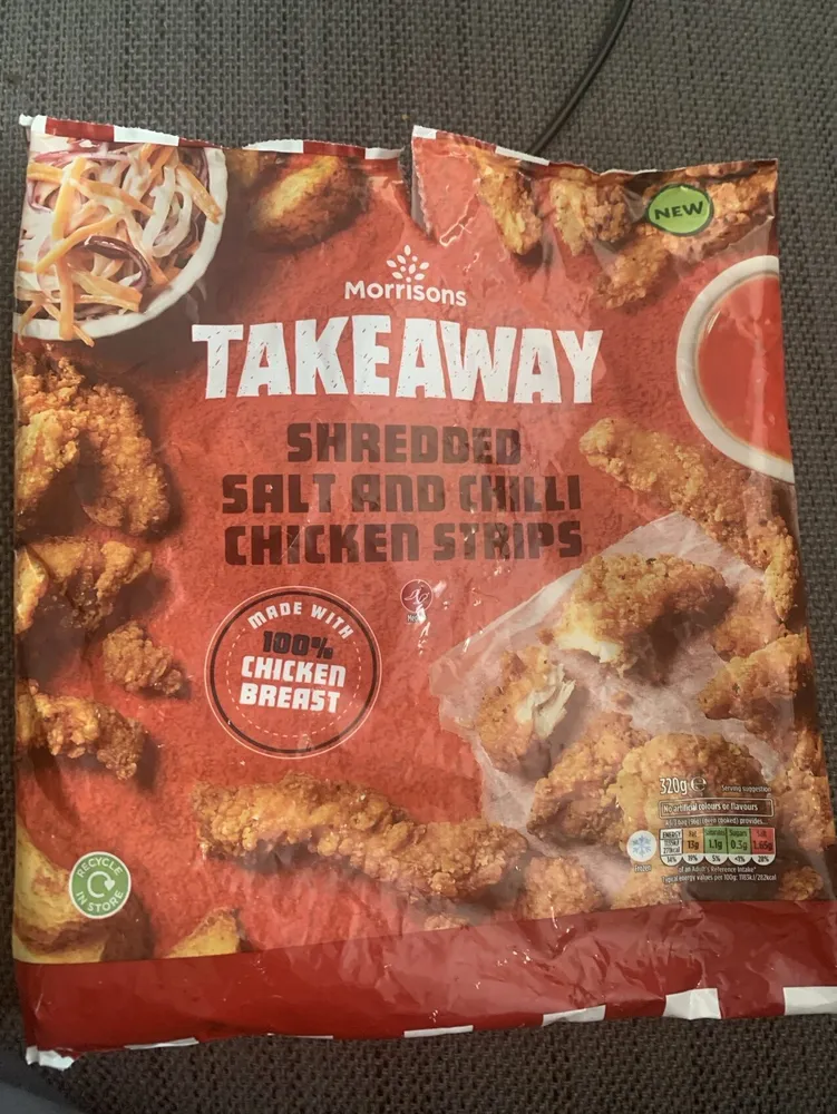 Shredded Salt & Chilli Chicken Strips