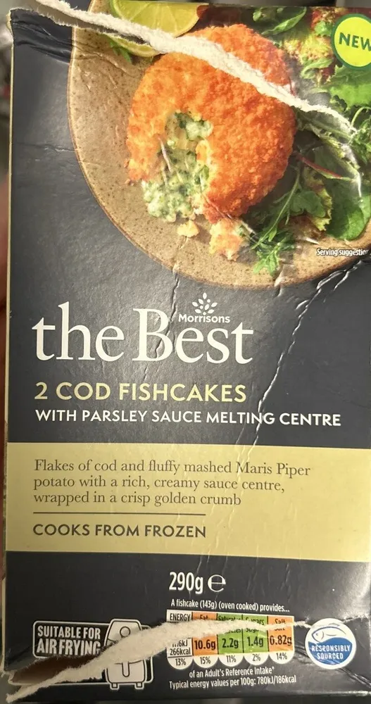 2 COD FISHCAKES