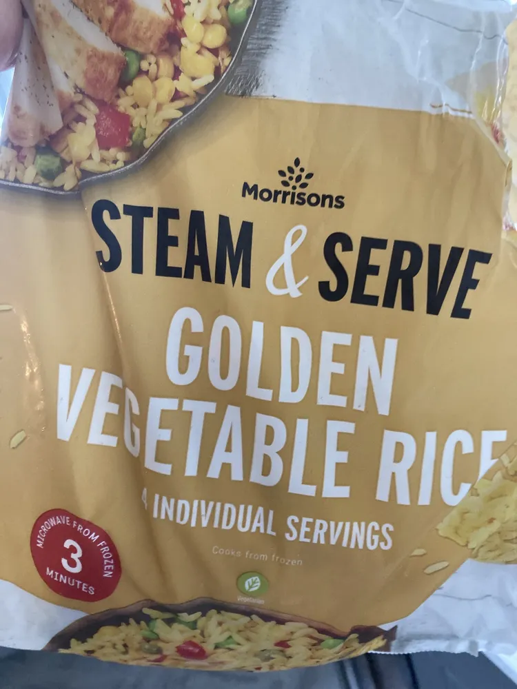 Steam & Serve Golden Vegetable Rice