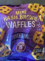 Morrisons MINI ASH BROWN WAFFLES OVEN BAKE FROM FR