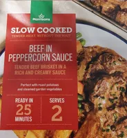 Slow Cooked Beef In Peppercorn Sauce