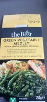 Green Vegetable Medley with A Lemon and Garlic Dressing