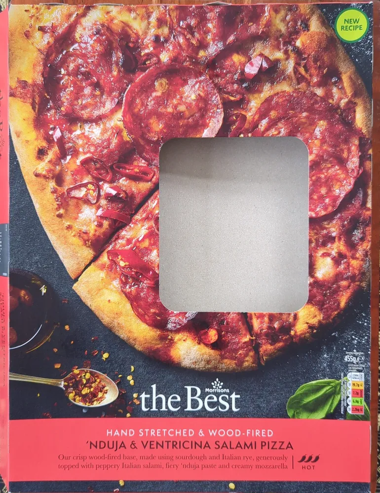 Nduja & Ventricina Salami pizza