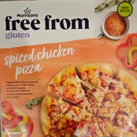 Morrisons free from gluten spiced chicken pizza