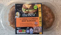 Chilli And Cheese Beef Burger
