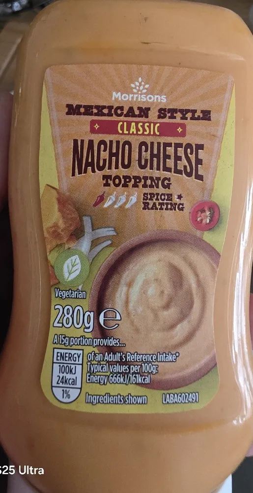Morrisons MEXICAN STYLE CLASSIC NACHO CHEESE TOPPI