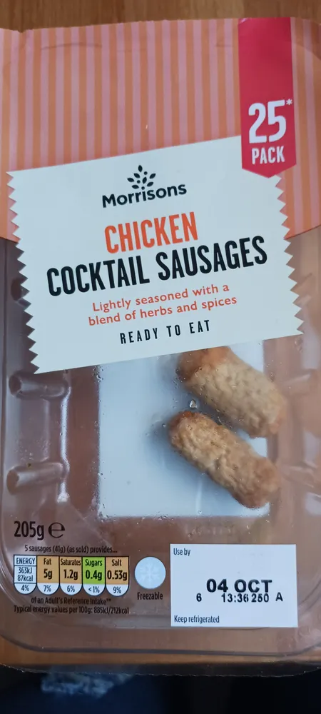 Chicken Cocktail Sausages