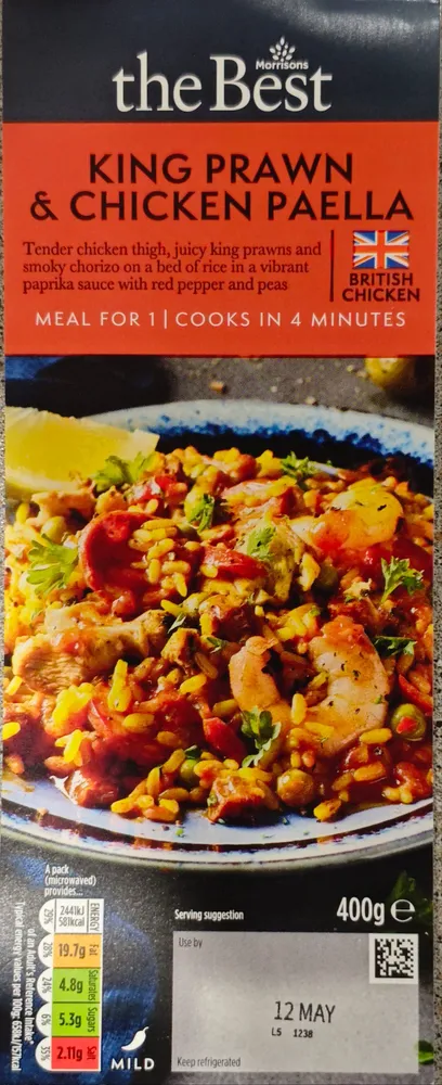 King Prawn & Chicken Paella