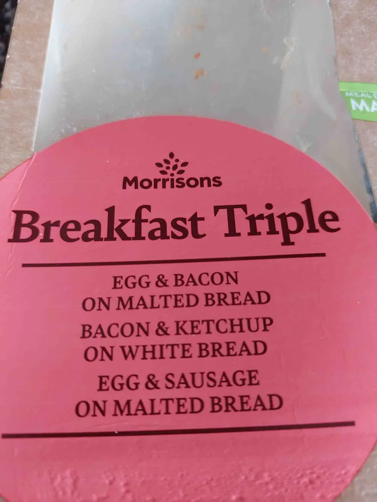 Breakfast Triple Sandwich
