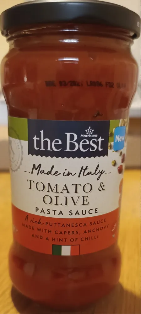 Tomato & Olive Pasta Sauce