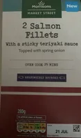 Salmon Fillets with a Sticky Teriyaki sauce