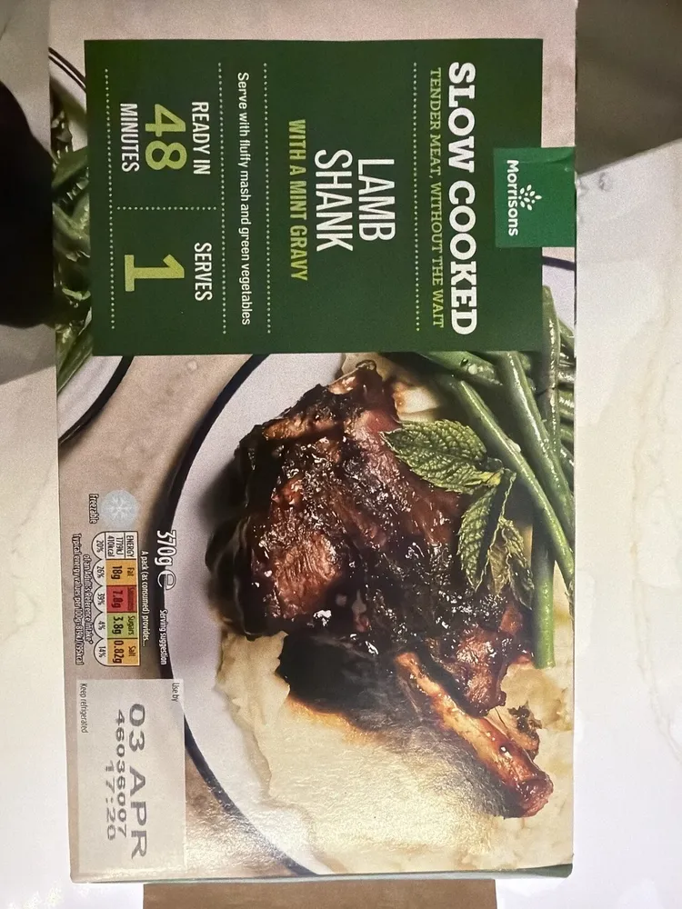 Slow Cooked Lamb Shank