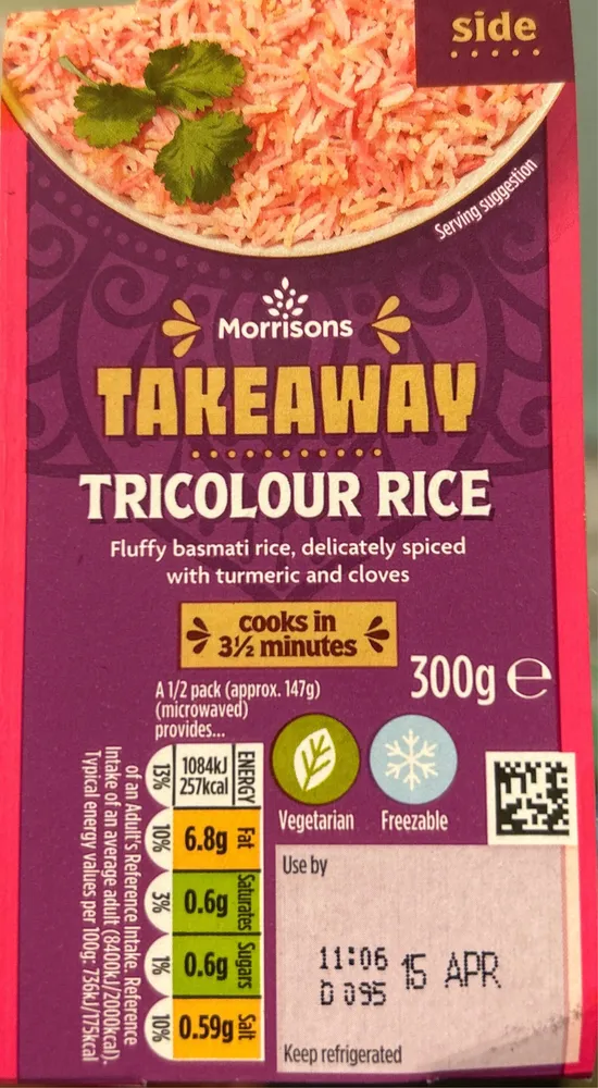 Tricolour Rice