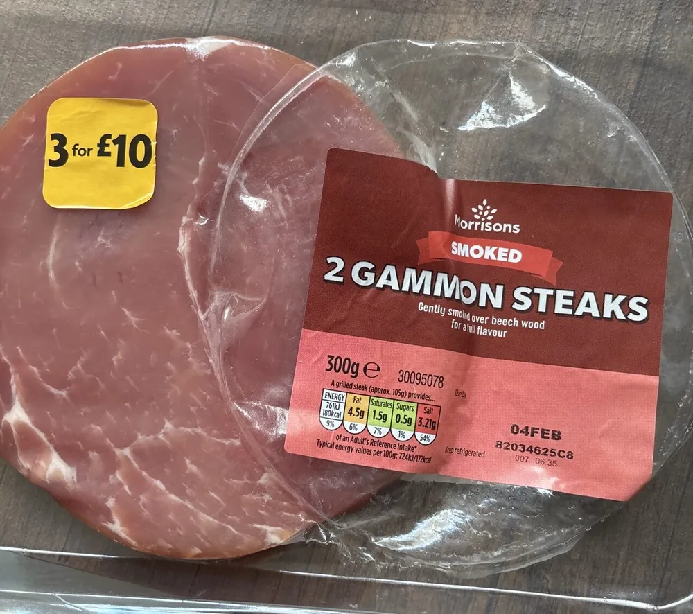 Smoked Gammon Steak