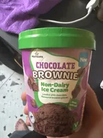 Morrisons CHOCOLATE BROWNIE Non-Dairy Ice Cream Lo