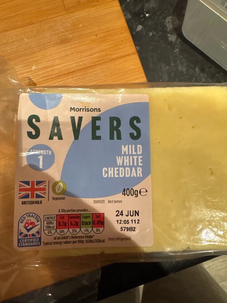 Morrisons Savers Mild White Cheddar