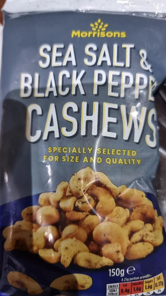 Salt & Black Pepper Cashews