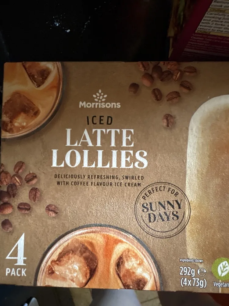Iced Latte Lollies