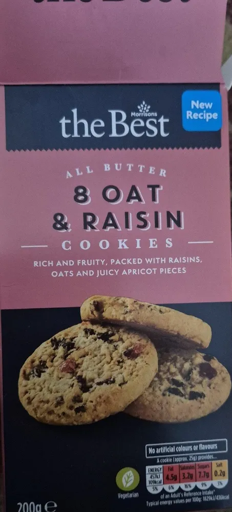 Oat & Raisin Cookies