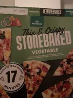 Thin & Crispy Stonbaked Vegetable Pizza