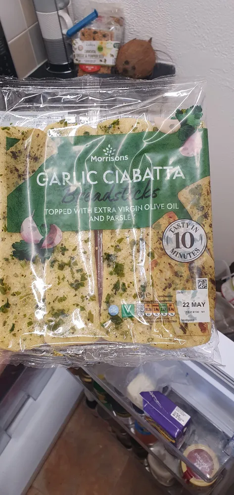 Garlic Ciabatta Breadsticks