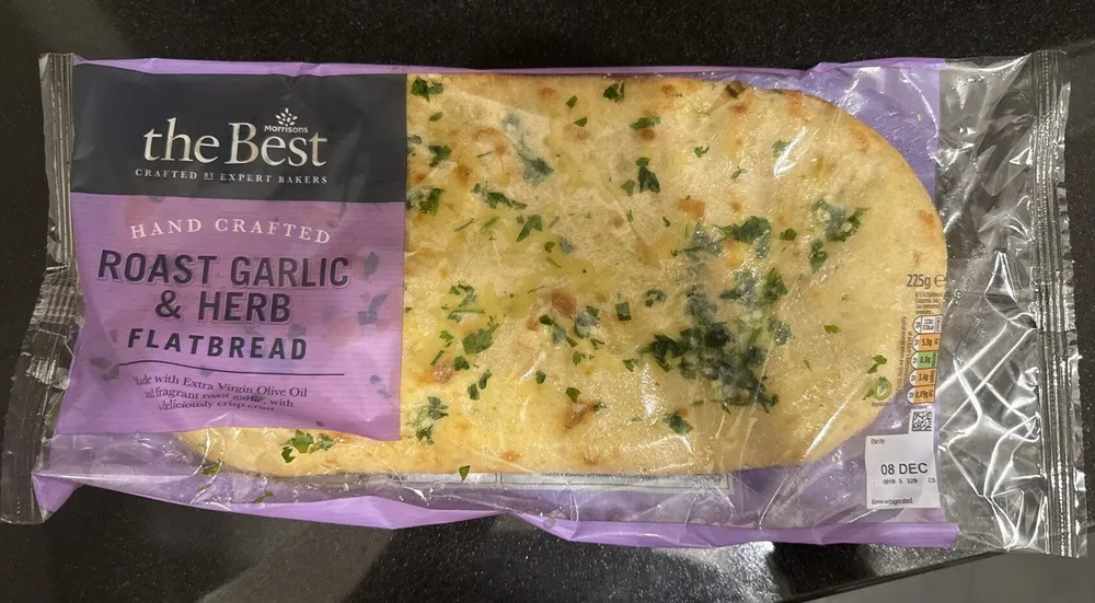 Roast Garlic & Herb Flatbread
