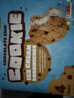 Chocolate Chip Cookie Ice Cream Sandwich