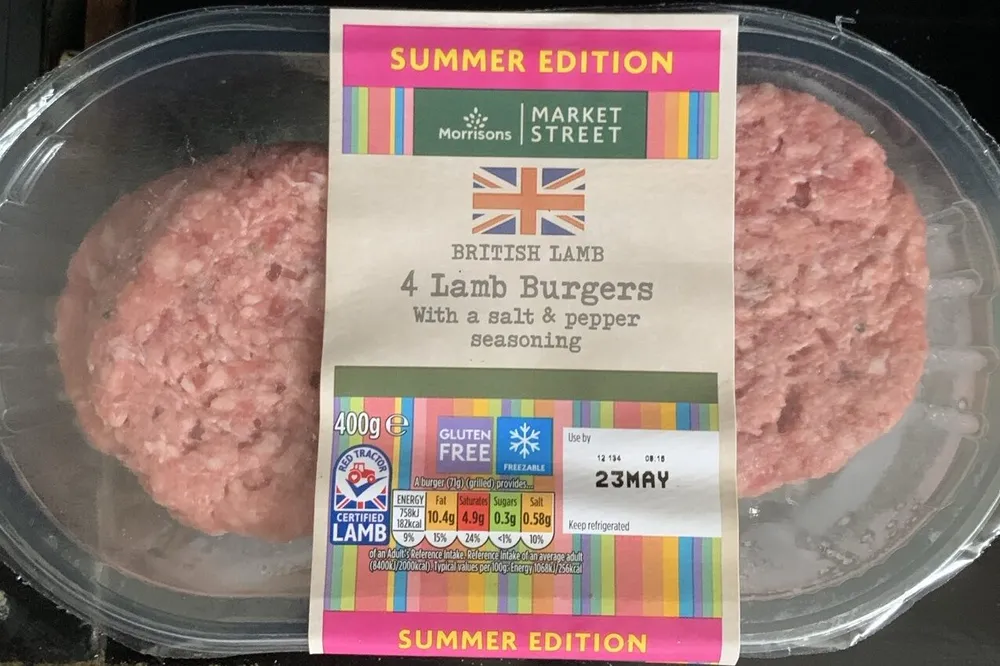 Lamb Burgers (grilled) with Salt & Pepper seasoning