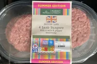 Lamb Burgers (grilled) with Salt & Pepper seasoning