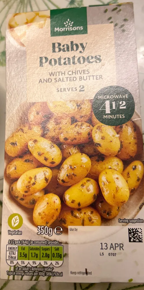 Baby Potatoes With Chives And Salted Butter