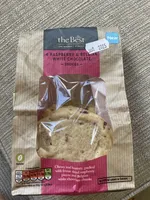 Raspberry & Belgian White Choc Cookies