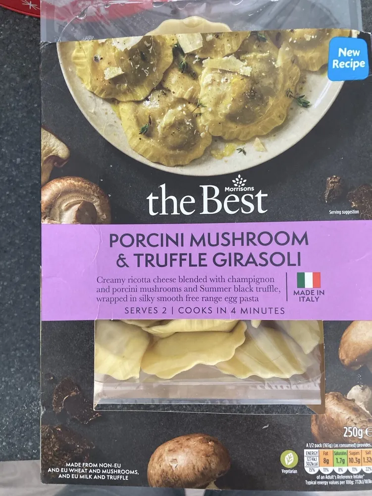 Porcini mushroom & Truffle Girasoli