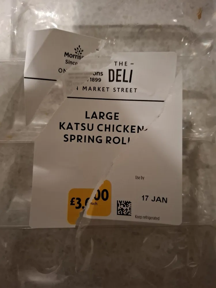 Large Chicken Katsu Roll