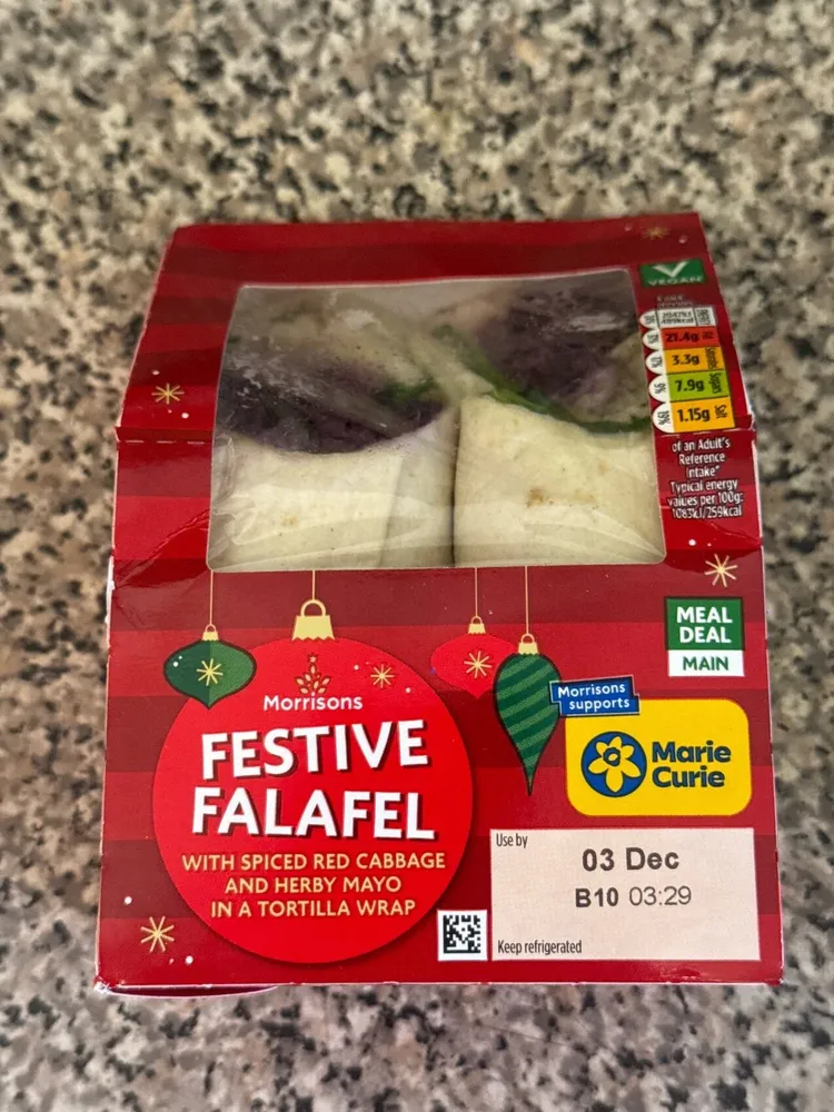 Festive Falafel Wrap