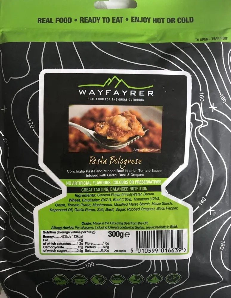 Wayfayrer pasta bolognese