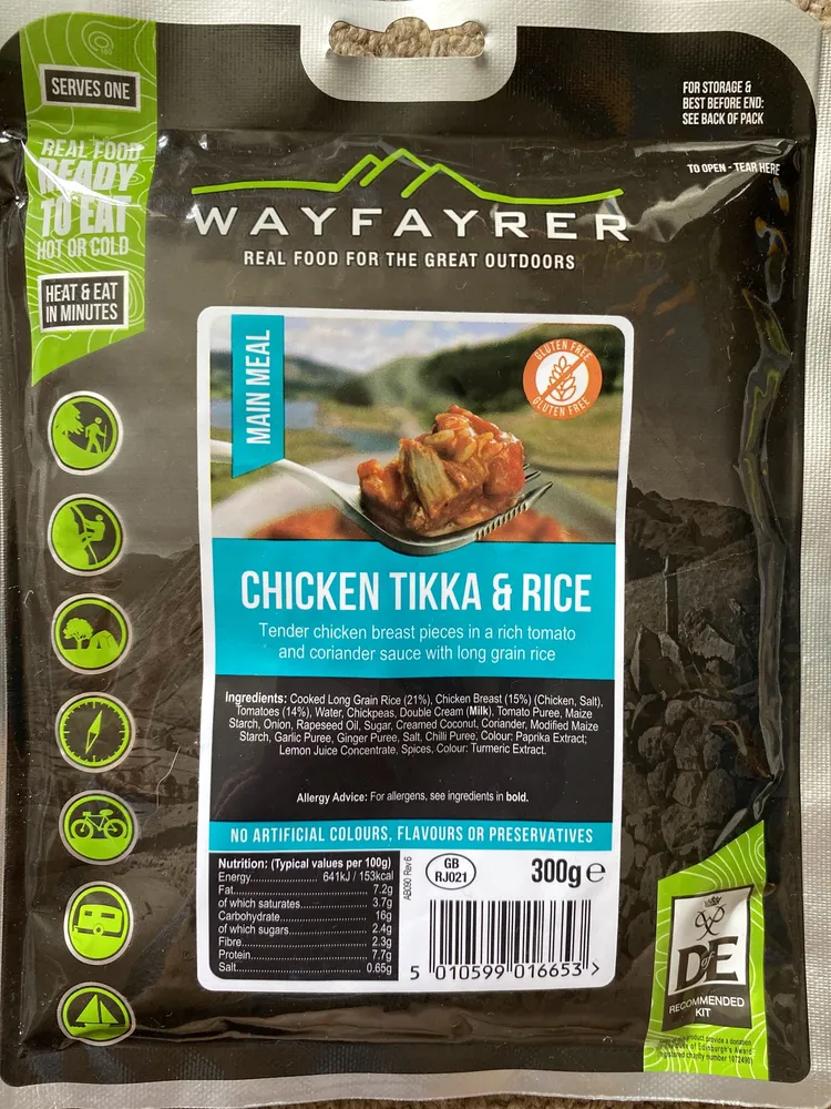 chicken tikka & rice