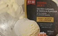 Salted Caramel And Vanilla Ice Cream