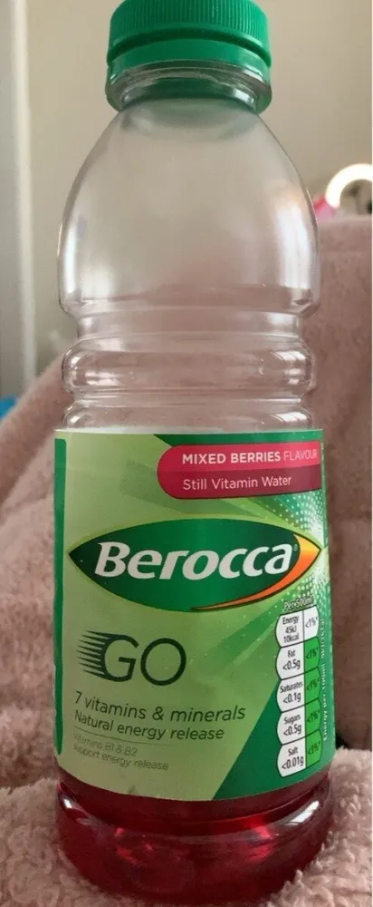 Berocca still vitamin water mixed berries flavoured