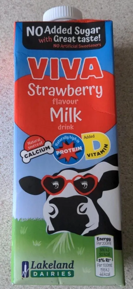 Viva Strawberry Flavour Milk Drink