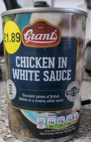 Chicken in white sauce
