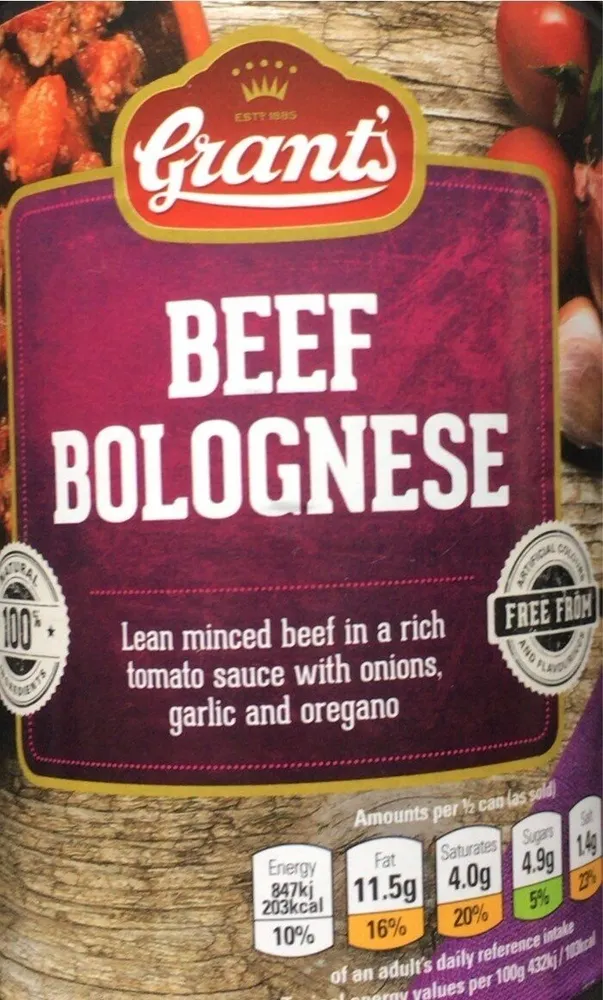 Beef Bolognese