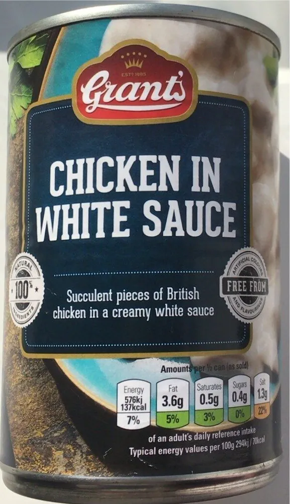 Chicken in White Sauce