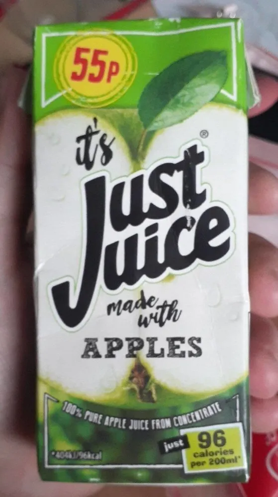 It's just juice made with apples