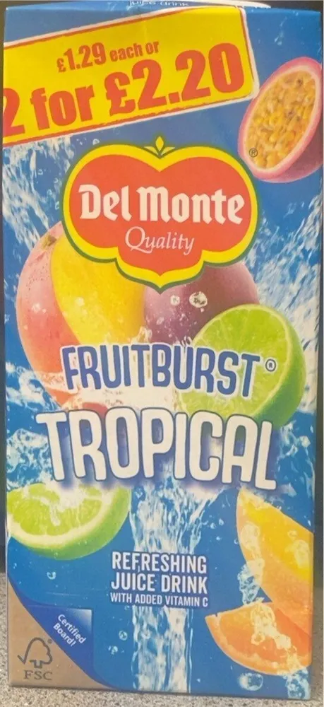 Fruitburst Tropical Refreshinh Juice Drink