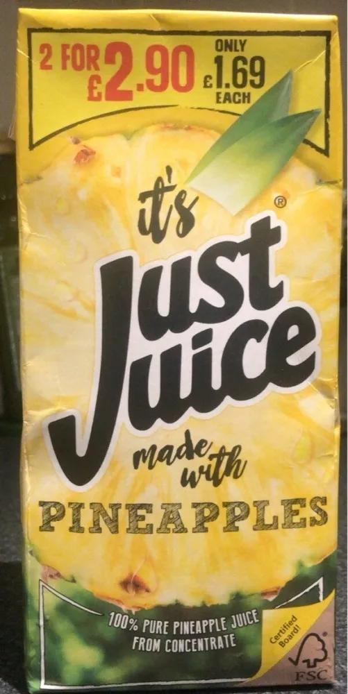 100% Pure Pinneapple Juice