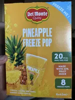 Pineapple Freeze pops