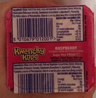 Raspberry flavour drink