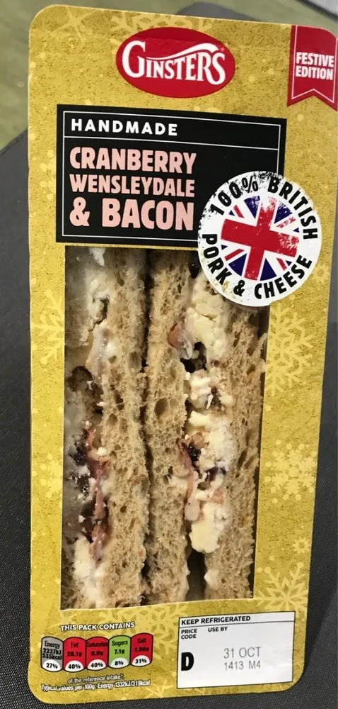 Cranberry Wensleydale & Bacon