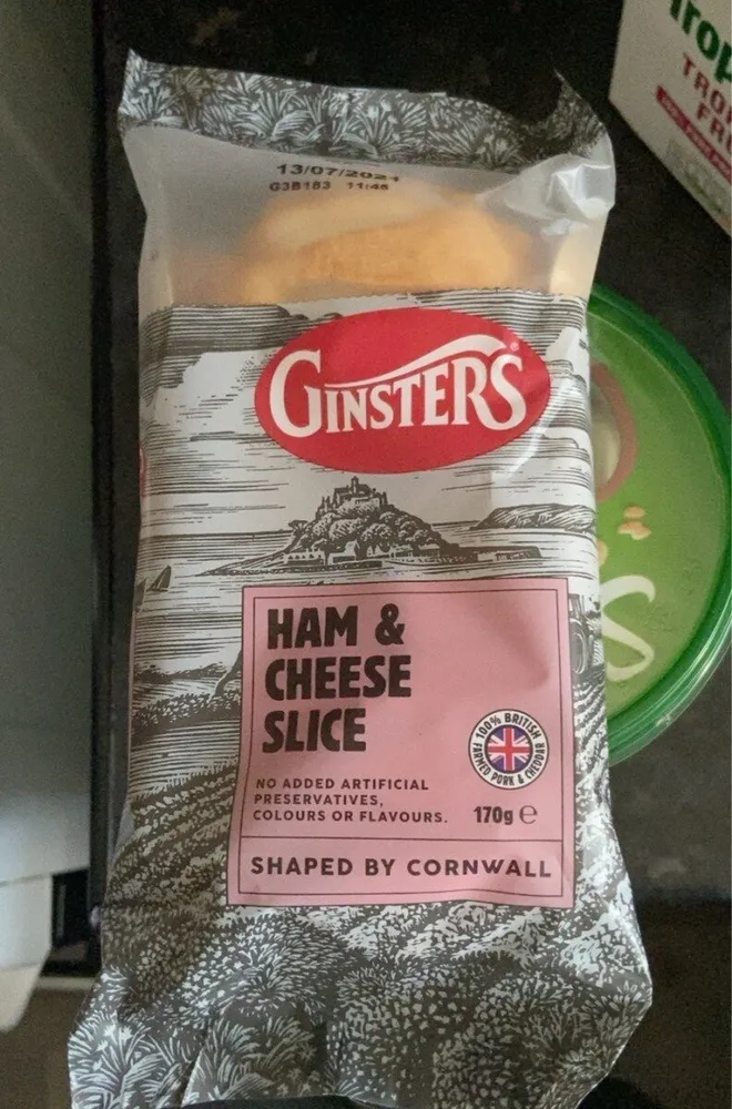 Ham and cheese slice