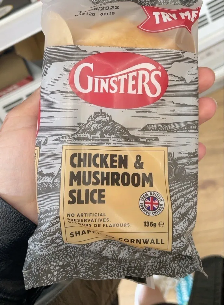 Chicken and mushroom slice